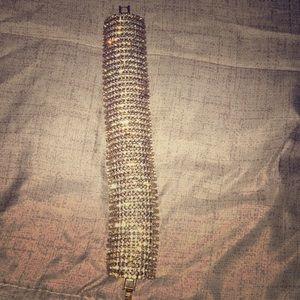 Gold crystal braclet